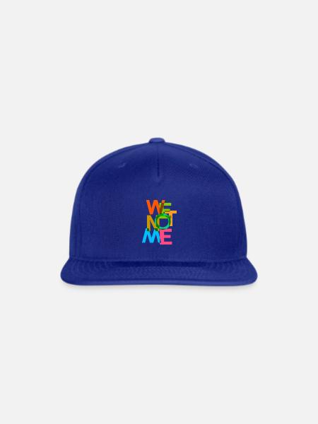 WE NOT ME - Snapback Baseball Cap - royal blue