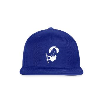 Kitesurfing Powerkiting Kitesurfer Geschenk Gift - Snapback Baseball Cap - royal blue - Front