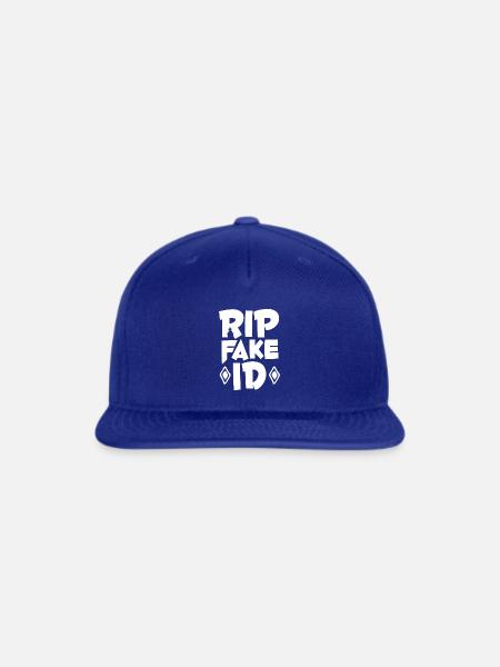 21st Birthday RIP Fake ID Turning 21 - Snapback Baseball Cap - royal blue