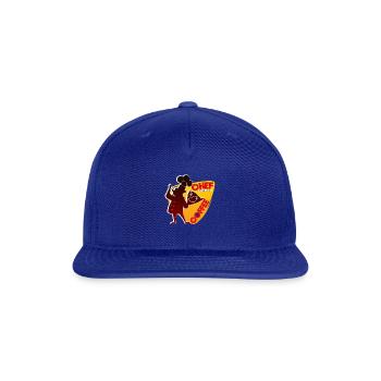 Chef Cooking Cook Recipe Meal Delicious Restaurant - Snapback Baseball Cap - royal blue - Front