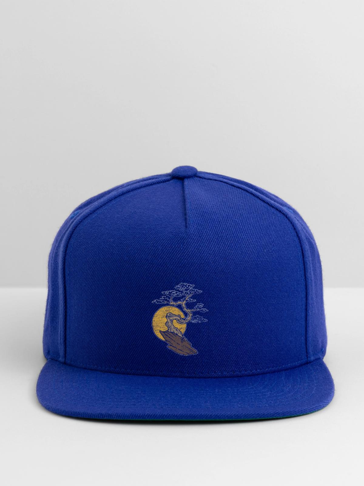 Bonsai - Snapback Baseball Cap - royal blue - Front