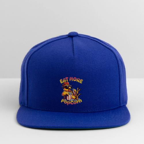 Eat More Popcorn - Snapback Baseball Cap