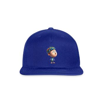 Boy - Snapback Baseball Cap - royal blue - Front