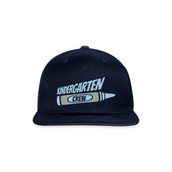 Wax crayon kindergarten crew - Snapback Baseball Cap - navy - Front