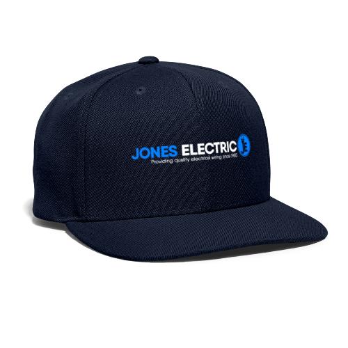 Jones Electric Logo VectorW - Snapback Baseball Cap