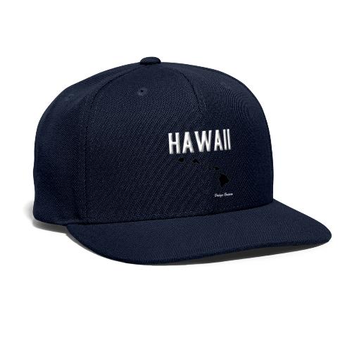 HAWAII WHITE - Snapback Baseball Cap
