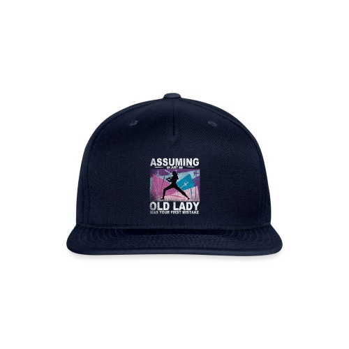 Your first mistake white pink blue and purple - Snapback Baseball Cap