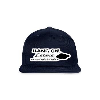 Hang on. Let me overthink this. Classic - Snapback Baseball Cap - navy - Front