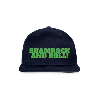 Shamrock And Roll - Snapback Baseball Cap - navy - Front