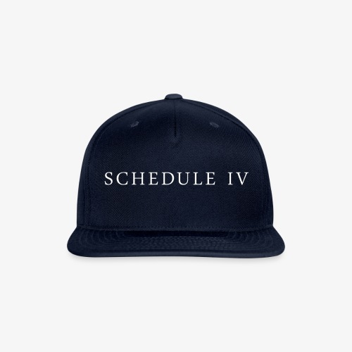 Schedule IV Logo - Snapback Baseball Cap