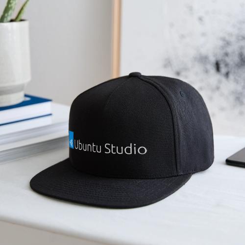 Ubuntu Studio Logo 2022 - White - Snapback Baseball Cap
