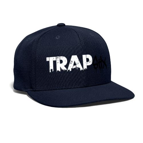TRAPSTIX LOGO (White x Black) - Snapback Baseball Cap