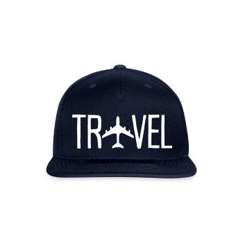 Travel - Snapback Baseball Cap - navy - Front
