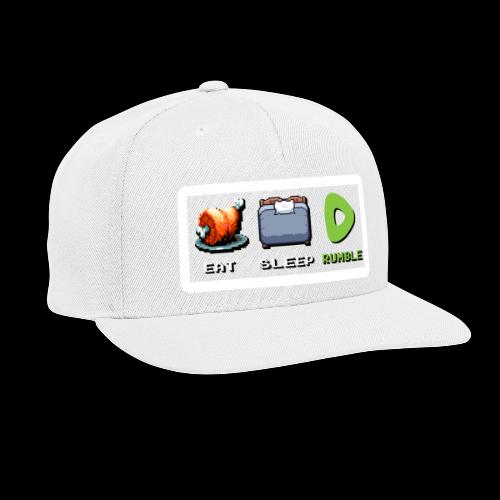 Eat Sleep Rumble merch - Snapback Baseball Cap