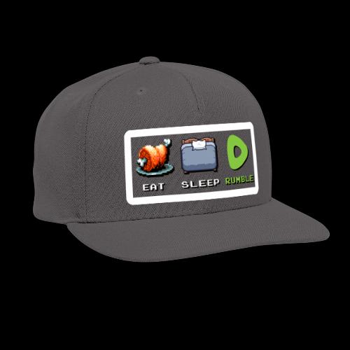 Eat Sleep Rumble merch - Snapback Baseball Cap