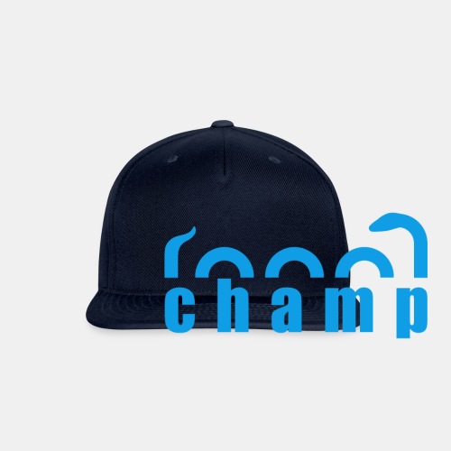 Champ Lake Monster Fun Design Slogan - Snapback Baseball Cap