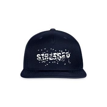 Stressed Funny Relaxation Reminder For Yoga - Snapback Baseball Cap - navy - Front