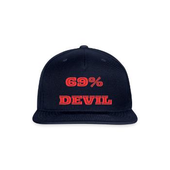 69% DEVIL - Snapback Baseball Cap - navy - Front