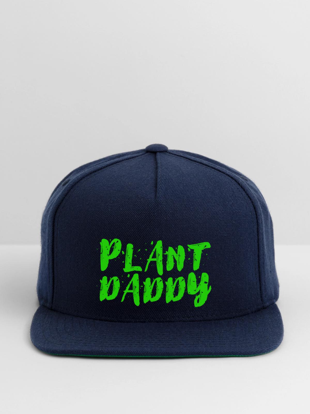 Plant Daddy - Snapback Baseball Cap - navy - Front