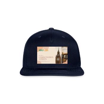 London - Snapback Baseball Cap - navy - Front