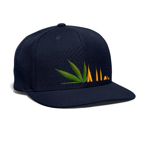 Allowed Here - weed/marijuana t-shirt - Snapback Baseball Cap