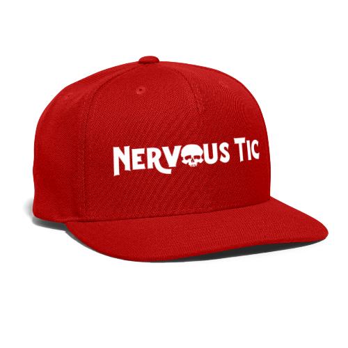 Nervous Tic Logo White - Snapback Baseball Cap