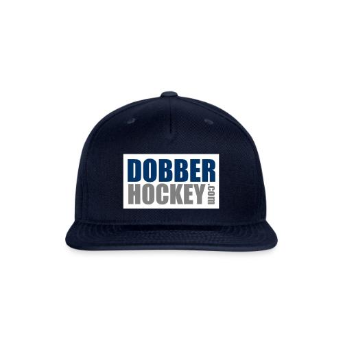 dobberhockey text logo alternate colors - Snapback Baseball Cap