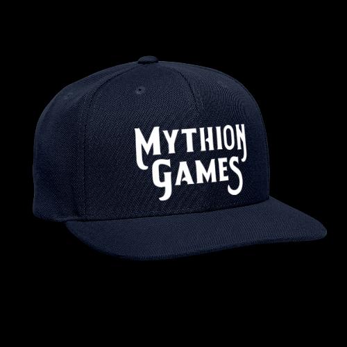 Mythion Logo White - Snapback Baseball Cap