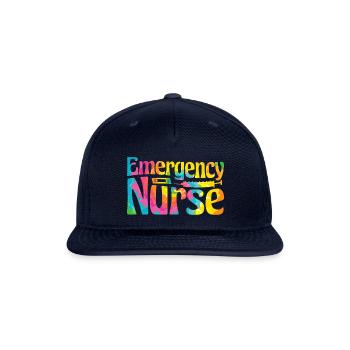 Emergency Nurse ER Room and Hospital Nurse 1 - Snapback Baseball Cap - navy - Front