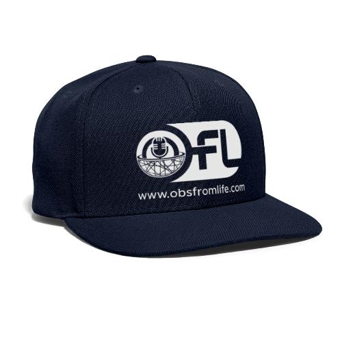 Observations from Life Logo with Web Address - Snapback Baseball Cap