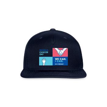 world's best - Snapback Baseball Cap - navy - Front