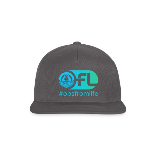 Observations from Life Logo with Hashtag - Snapback Baseball Cap