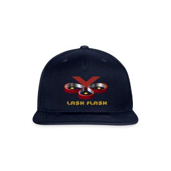 lash flash - Snapback Baseball Cap - navy - Front
