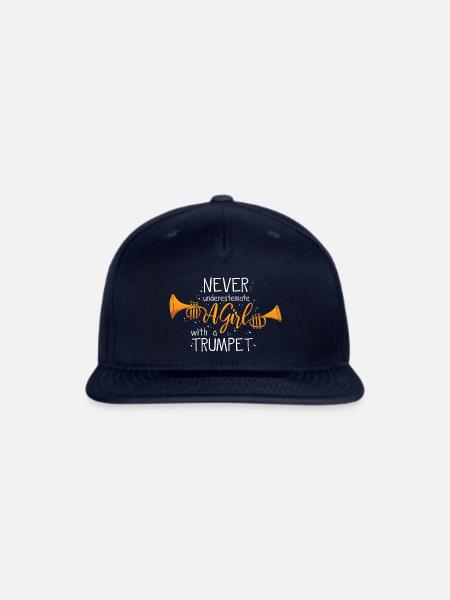 Trumpet Trumpeter Trumpet Player - Snapback Baseball Cap - navy