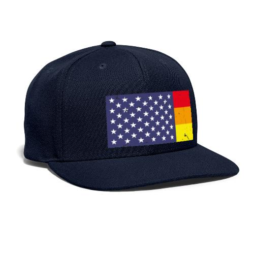 US Rainbow Flag (LGBT Stars and Rainbow Stripes) - Snapback Baseball Cap