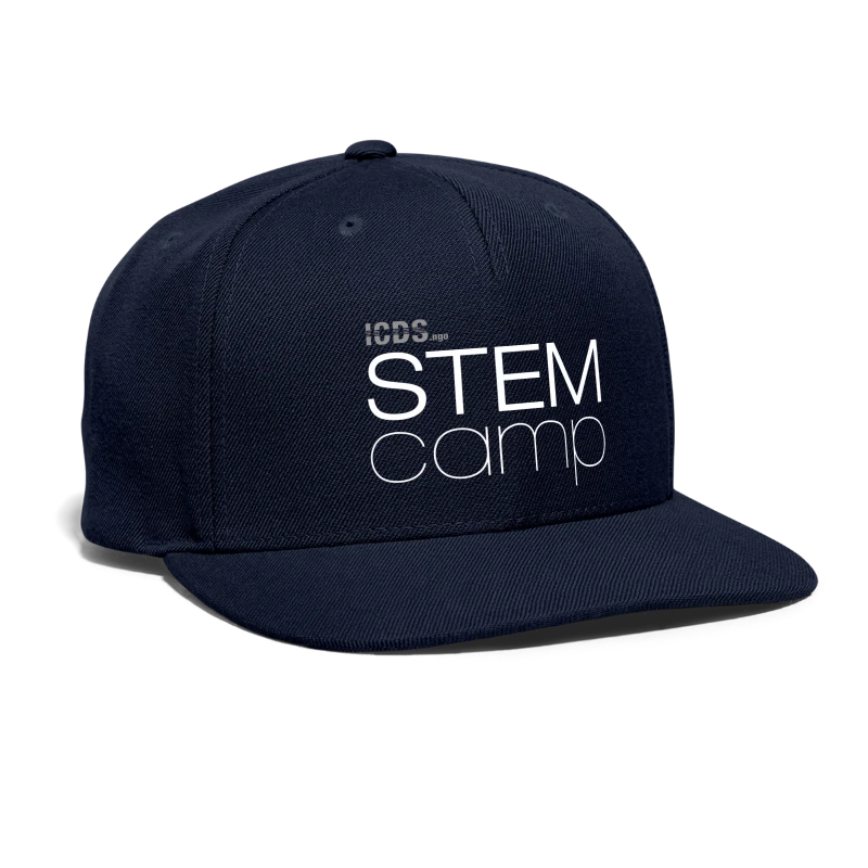 ICDSngo STEMcamp 01A - Snapback Baseball Cap