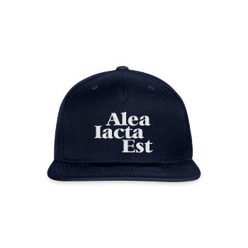 Latin phrases - Snapback Baseball Cap - navy - Front