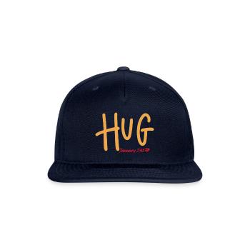 Hug, January 21st - Snapback Baseball Cap - navy - Front