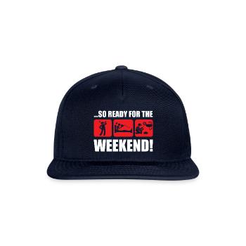 So Ready For The Weekend - Snapback Baseball Cap - navy - Front