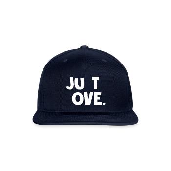 JUST LOVE - Snapback Baseball Cap - navy - Front