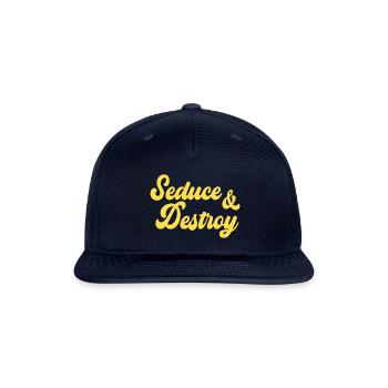 Seduce & Destroy Apparel - Snapback Baseball Cap - navy - Front