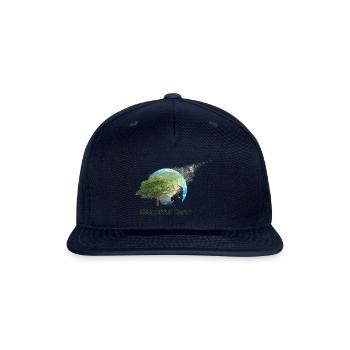 beautiful earth - Snapback Baseball Cap - navy - Front