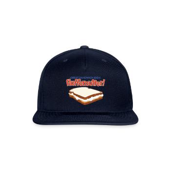 Fluffernutter trending - Snapback Baseball Cap - navy - Front