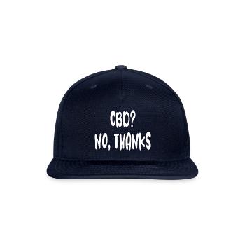 Stoners Green Weed Humor tumblr - Snapback Baseball Cap - navy - Front
