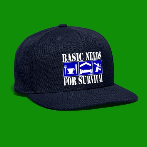 Softball/Baseball Basic Needs - Snapback Baseball Cap