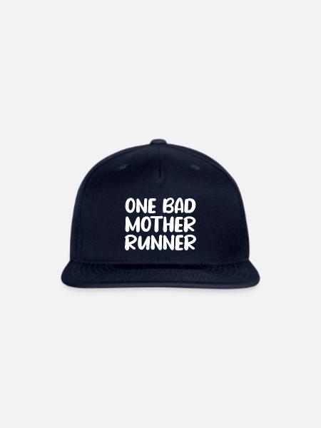 One Bad Mother Runner 70s - Snapback Baseball Cap - navy