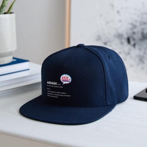Actionist white ink - Snapback Baseball Cap