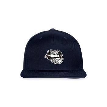 mouth - Snapback Baseball Cap - navy - Front