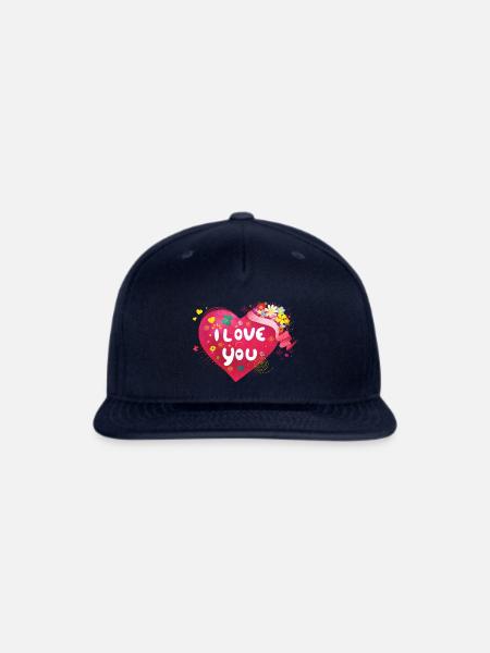 Valentines Day gift for lovers cool - Snapback Baseball Cap - navy
