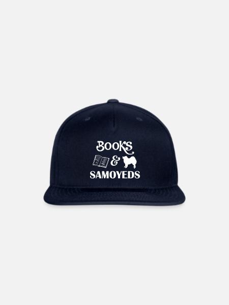 Books And Samoyeds - Snapback Baseball Cap - navy